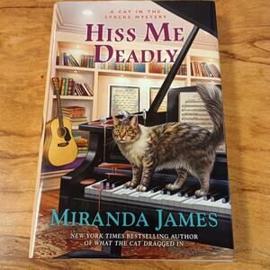 Hiss Me Deadly Cat Mystery Hardcover Book Miranda James